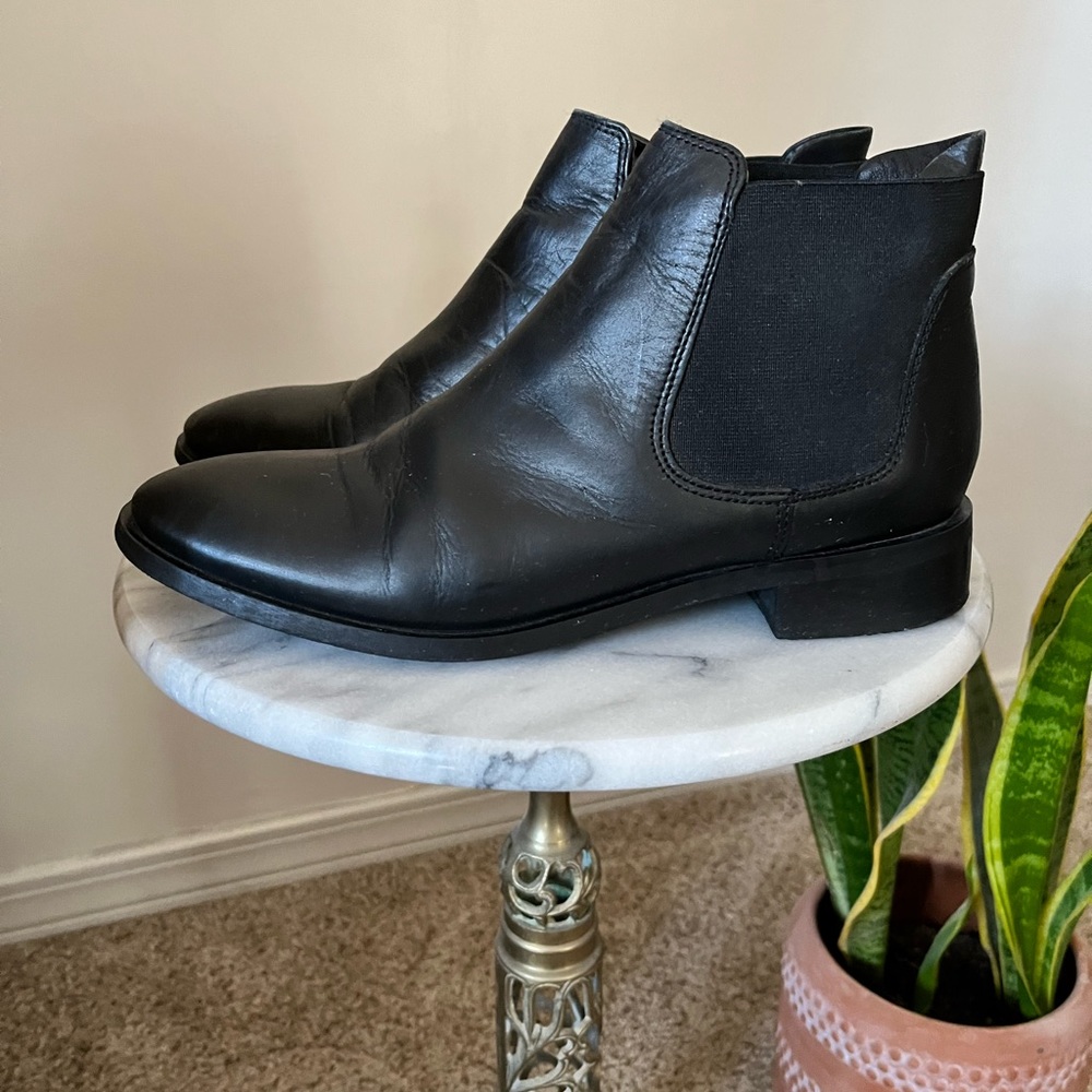 Top Shop black Chelsea boots